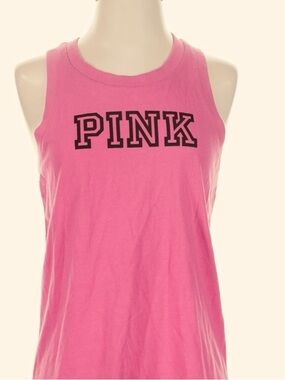 VS PINK 🩷 Logo Tank Open Back